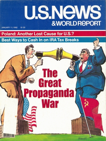 1982, January 11. AA. The Great Propaganda War Between the United States and the Soviet Union. U.S. News and World Report magazine front cover