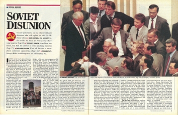 1991, September 9. RB. US News and World Report Magazine. SOVIET DISUNION. Special report on the dissolution of the U.S.S.R.