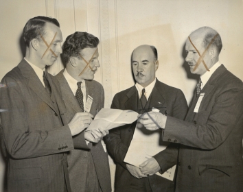 1939, March 20. AA. Washington, District of Columbia. AT NATIONAL INTERCOLLEGIATE FLYING CONFERENCE. ACME Photo (Front)