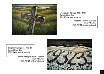 Holodomor: Through the Eyes of Ukrainian Artists. AJ. Posters. Page 9